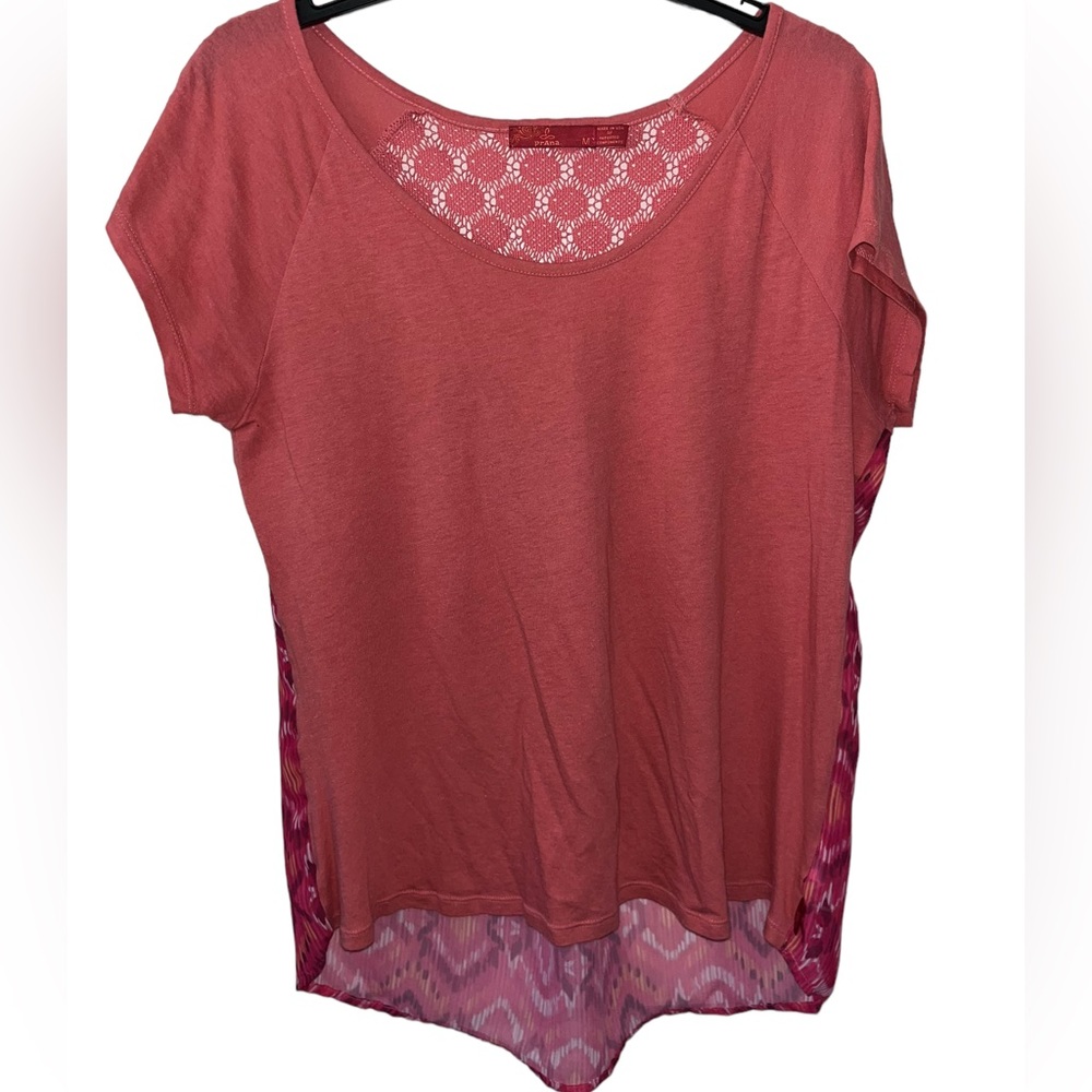 Prana Short Sleeve Shirt Size M - Picture 2 of 3